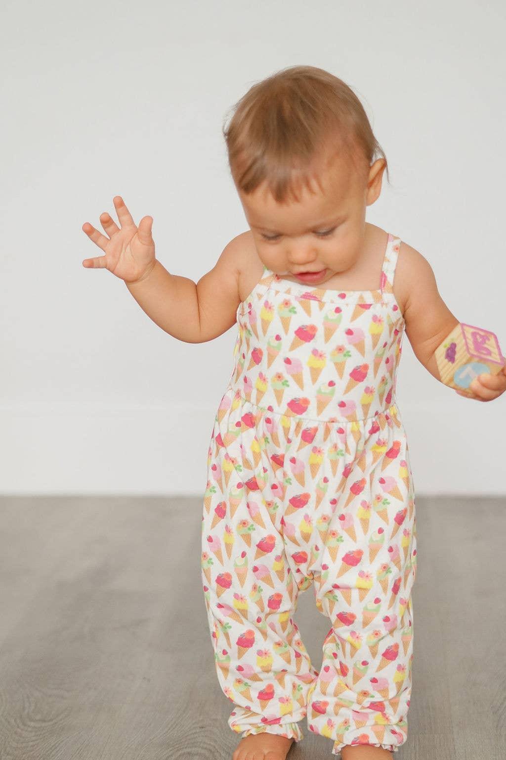 Romper | Camila -Ice Cream Scoop | Ollie Jay - The Ridge Kids