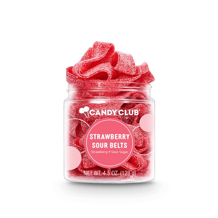 Valentines Candy | Strawberry Sour Belt | Candy Club - The Ridge Kids