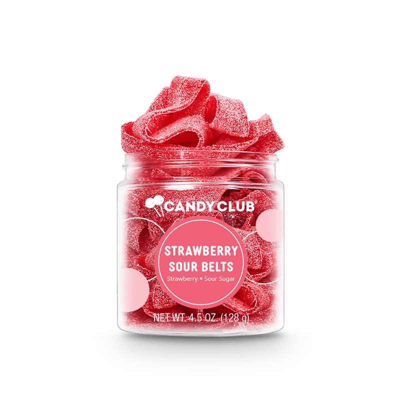 Valentines Candy | Strawberry Sour Belt | Candy Club - The Ridge Kids