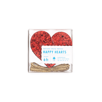 Party Decorations | Heart Banner -Red | Studio Pep - The Ridge Kids