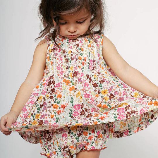 Baby 2 piece Set | Jaipur - Multi Ditsy Floral | Pink Chicken - The Ridge Kids