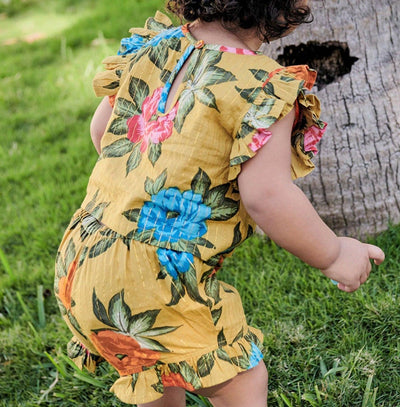 Baby 2 Piece Set | Roey- Hawaiian Floral | Pink Chicken - The Ridge Kids