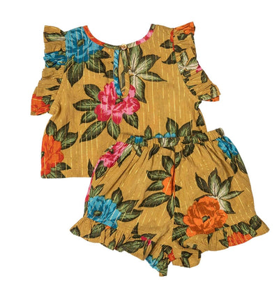 Baby 2 Piece Set | Roey- Hawaiian Floral | Pink Chicken - The Ridge Kids