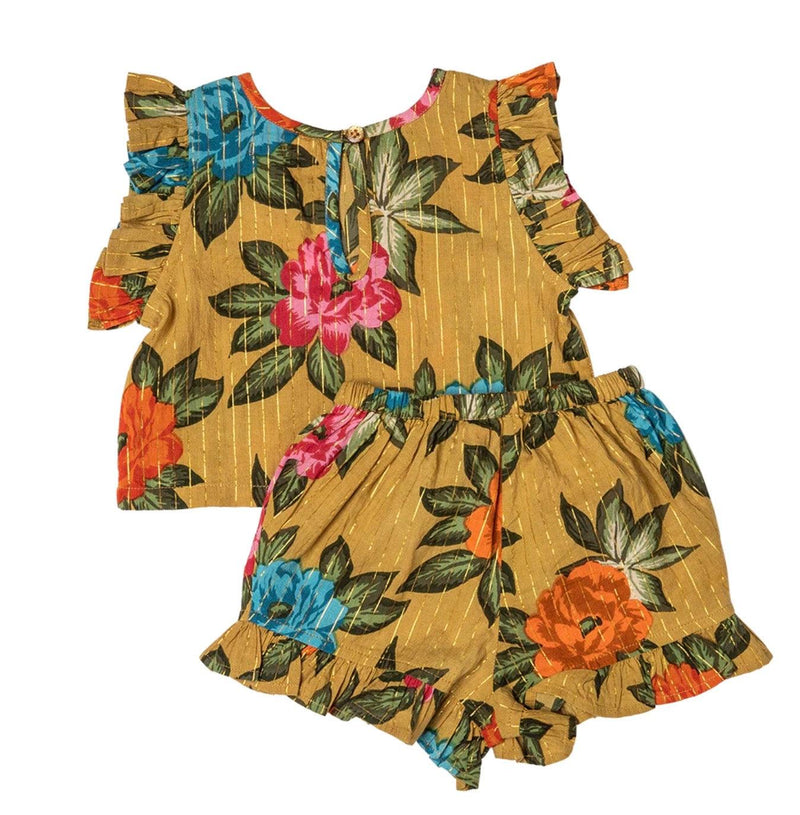 Baby 2 Piece Set | Roey- Hawaiian Floral | Pink Chicken - The Ridge Kids