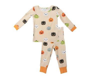 Baby & Kids Loungewear Set | Halloween Pumpkin Fun | Angel Dear - The Ridge Kids