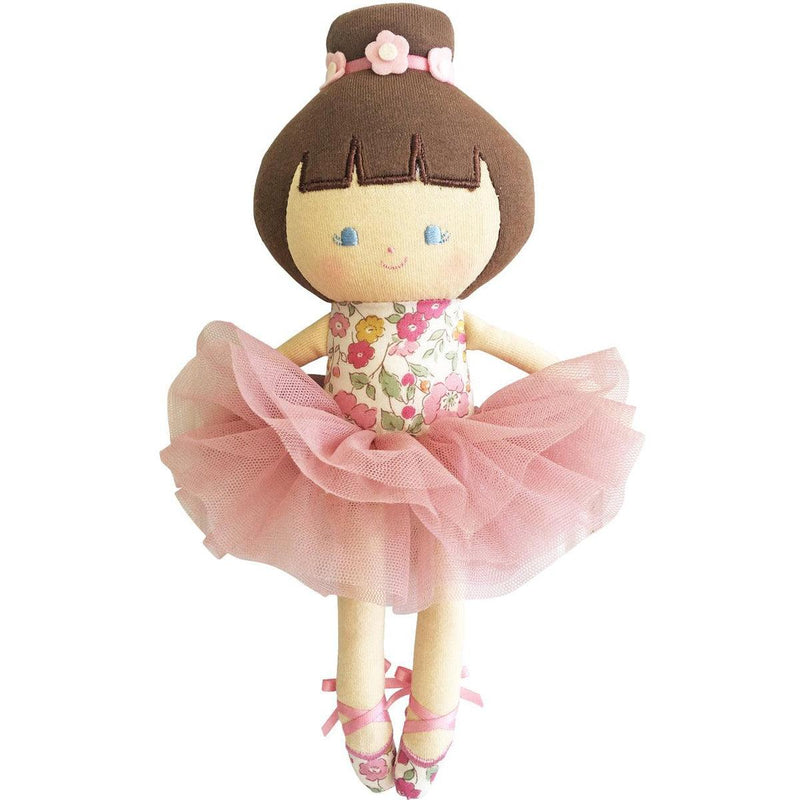 Baby Ballerina Doll | Medium Skin with Rose Details | Alimrose - The Ridge Kids