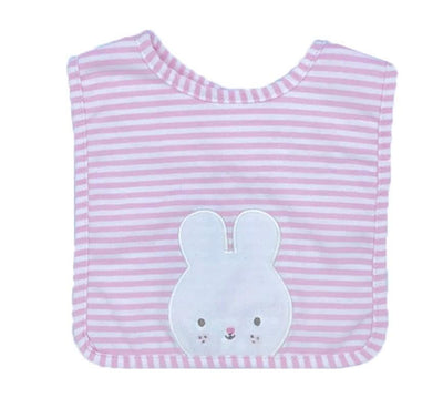 Baby Bib | Baby Bunny Bib- Pink | Alimrose - The Ridge Kids