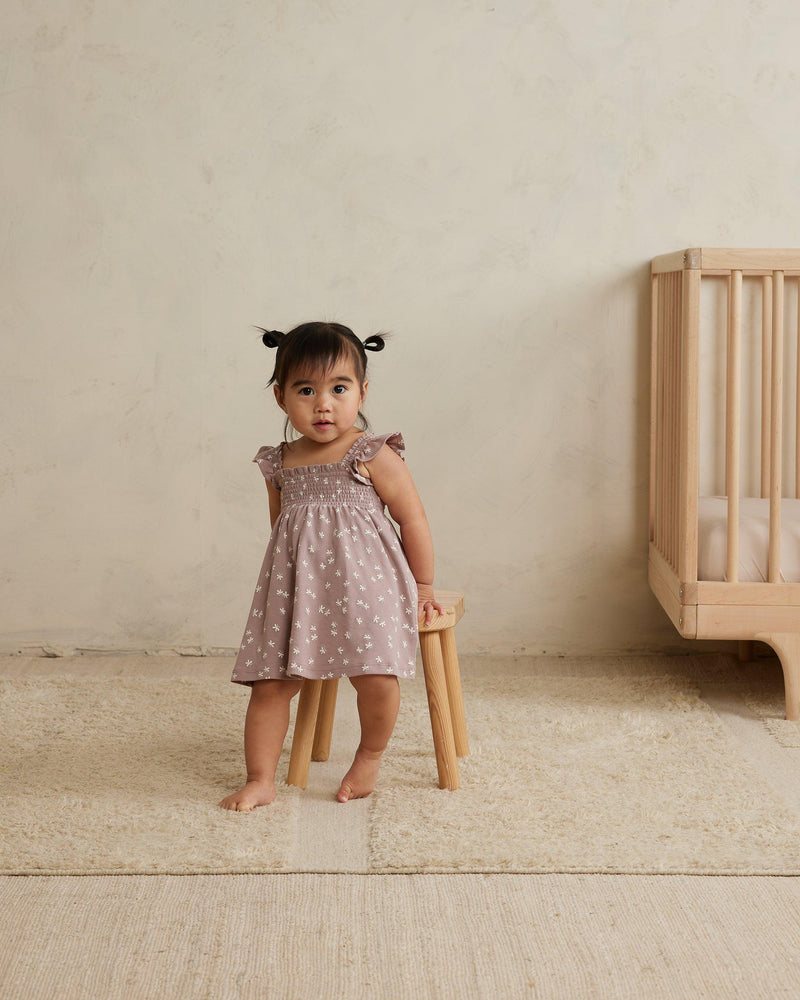 Baby Dress | Smocked Jersey Dress - Butterflies | Quincy Mae - The Ridge Kids