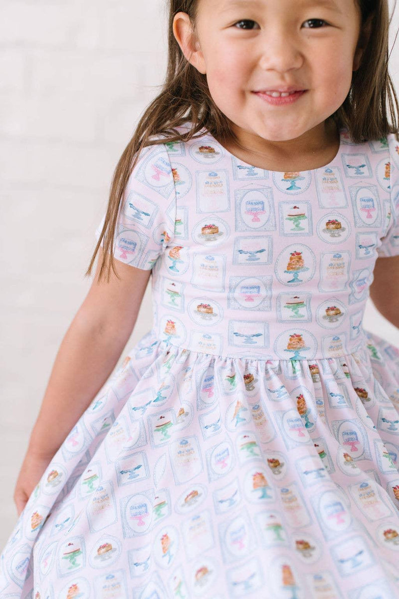 Baby Girls Dress | Classic Twirl- Let Them Eat Cake  | Ollie Jay - The Ridge Kids