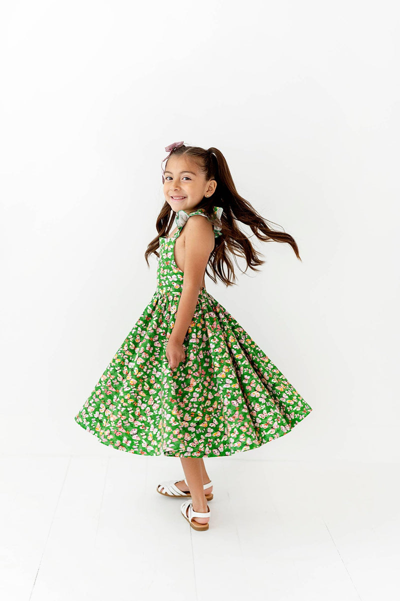 Baby Girls Dress | Rosita Dress -Bold Butterfly| Ollie Jay - The Ridge Kids