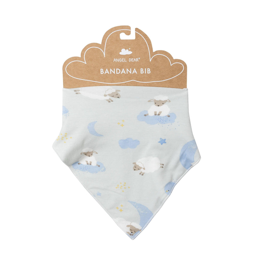 Bandana Bib | Baby Sheep Blue | Angel Dear - The Ridge Kids