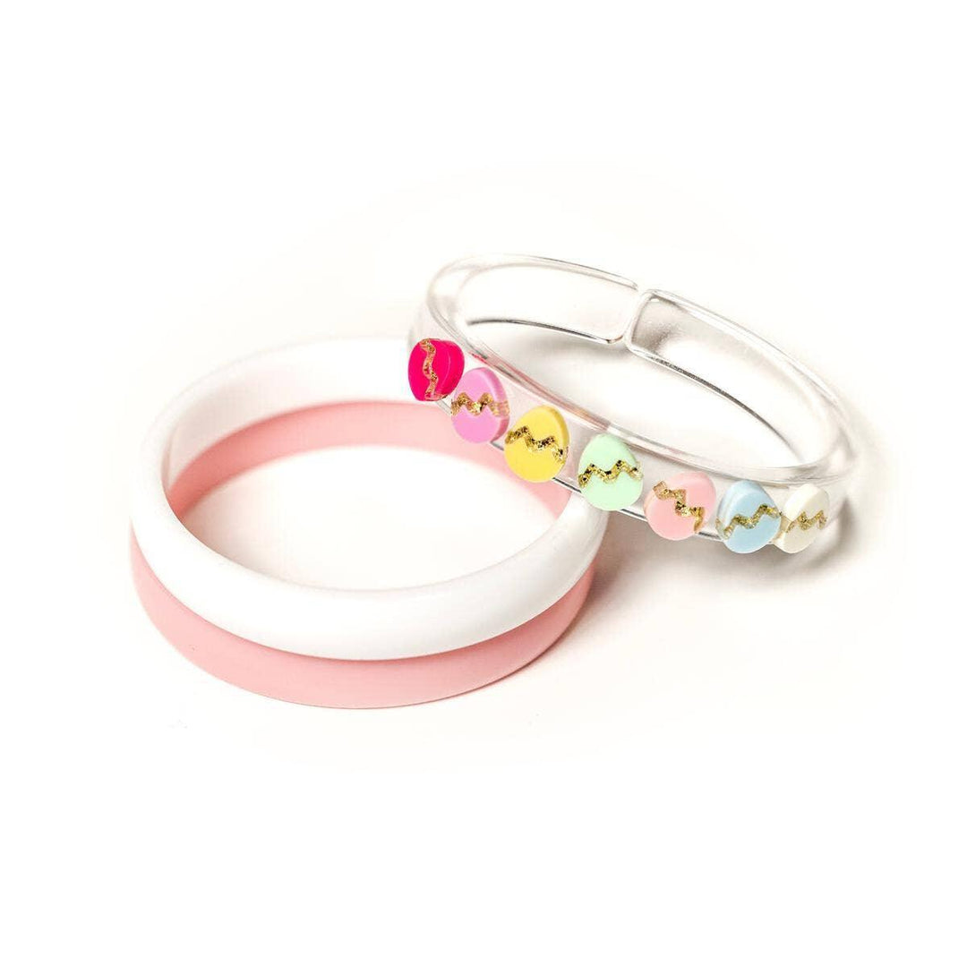 Bangle Set | Colorful Easter Eggs Set of 3 | Lilies and Roses NY - The Ridge Kids