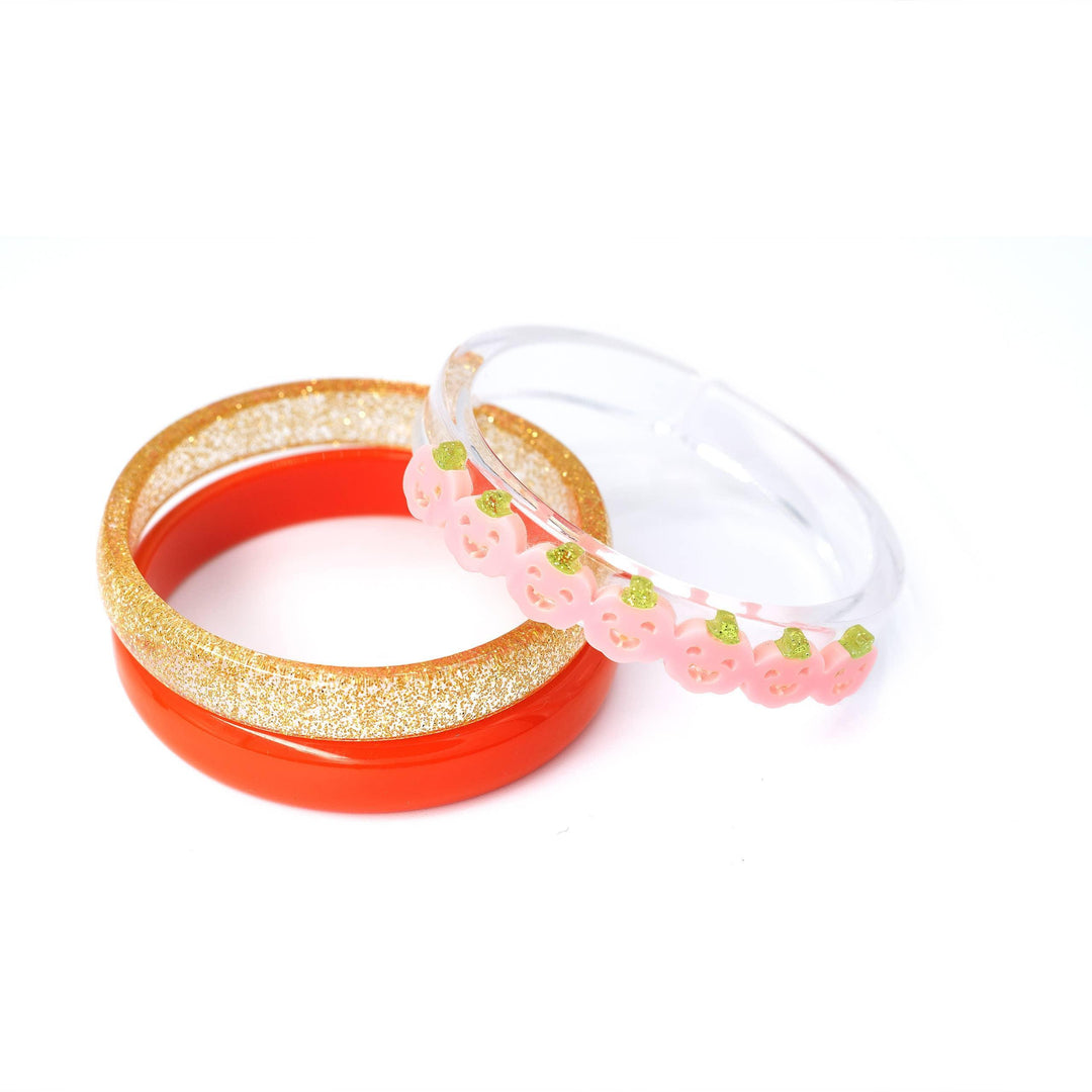 Bangle Set | Multi Pumpkin Pink | Lilies and Roses NY - The Ridge Kids