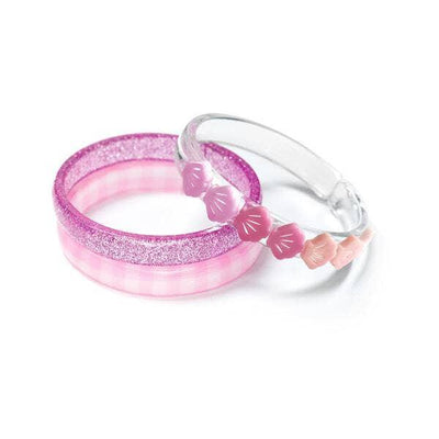 Bangle Set | Seashells Pink Shades | Lilies and Roses NY - The Ridge Kids