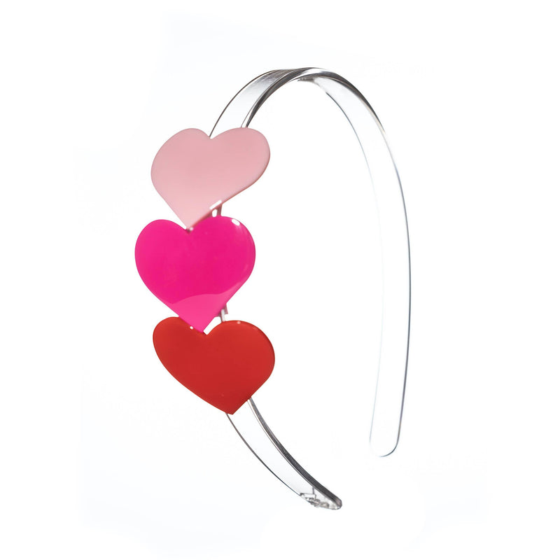 Headband | Valentines -Cece Multi Heart Red/Pink | Lilies and Roses NY - The Ridge Kids
