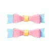 Alligator Hair Clips Set | Bows in Pastel Color Block | Lilies & Roses NY - The Ridge Kids