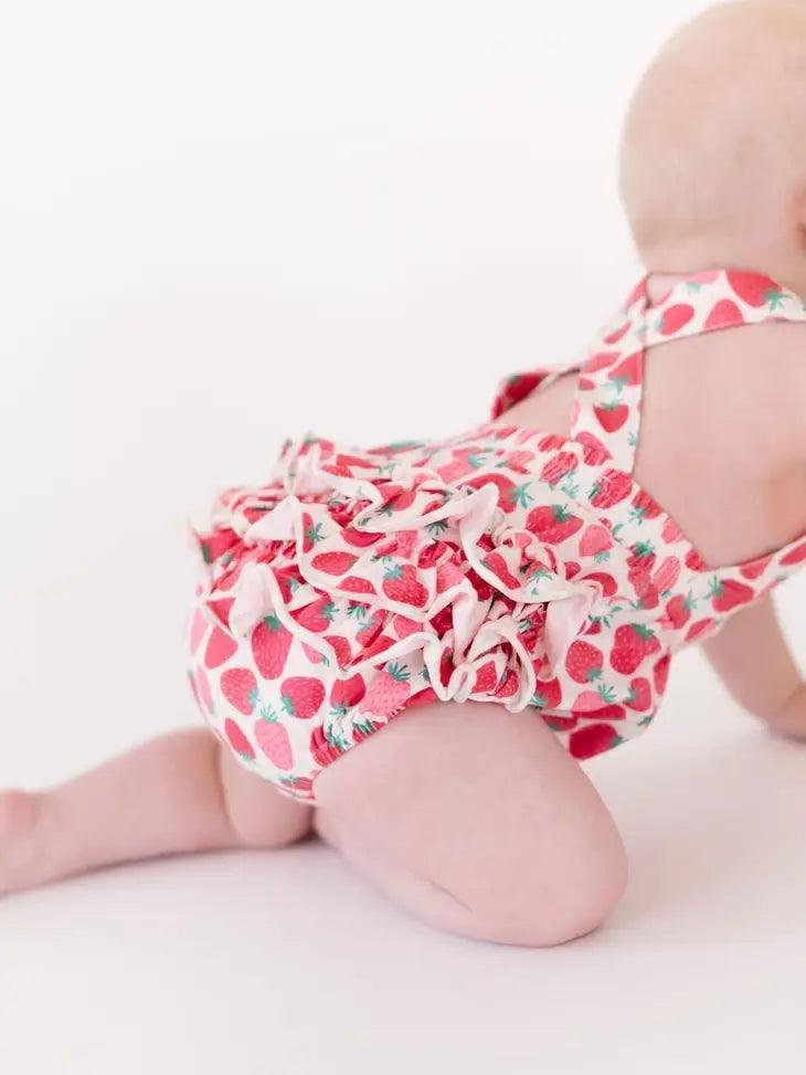 Baby Romper | Isla Romper -Berry Cute | Ollie Jay