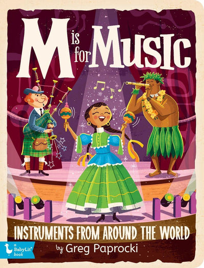 Board Book | M is for Music | Reading Age 0-3 Year Old | BabyLit - The Ridge Kids