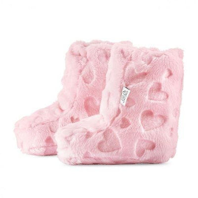 Booties | Faux Fur Cold Weather Booties in Dusty Pink | Maylily - The Ridge Kids