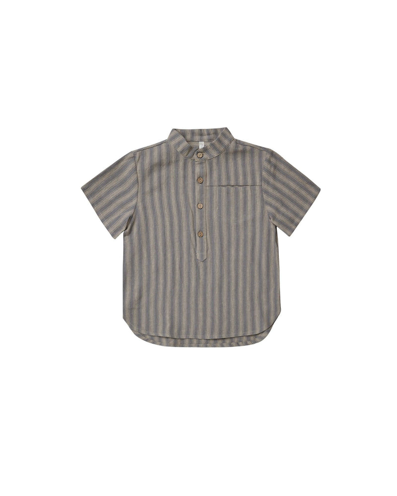 Boys Short Sleeve Mason Shirt | Retro Stripe | Rylee and Cru - The Ridge Kids