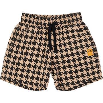 Boys Shorts | Houndstooth- Tan | Rock Your Baby - The Ridge Kids