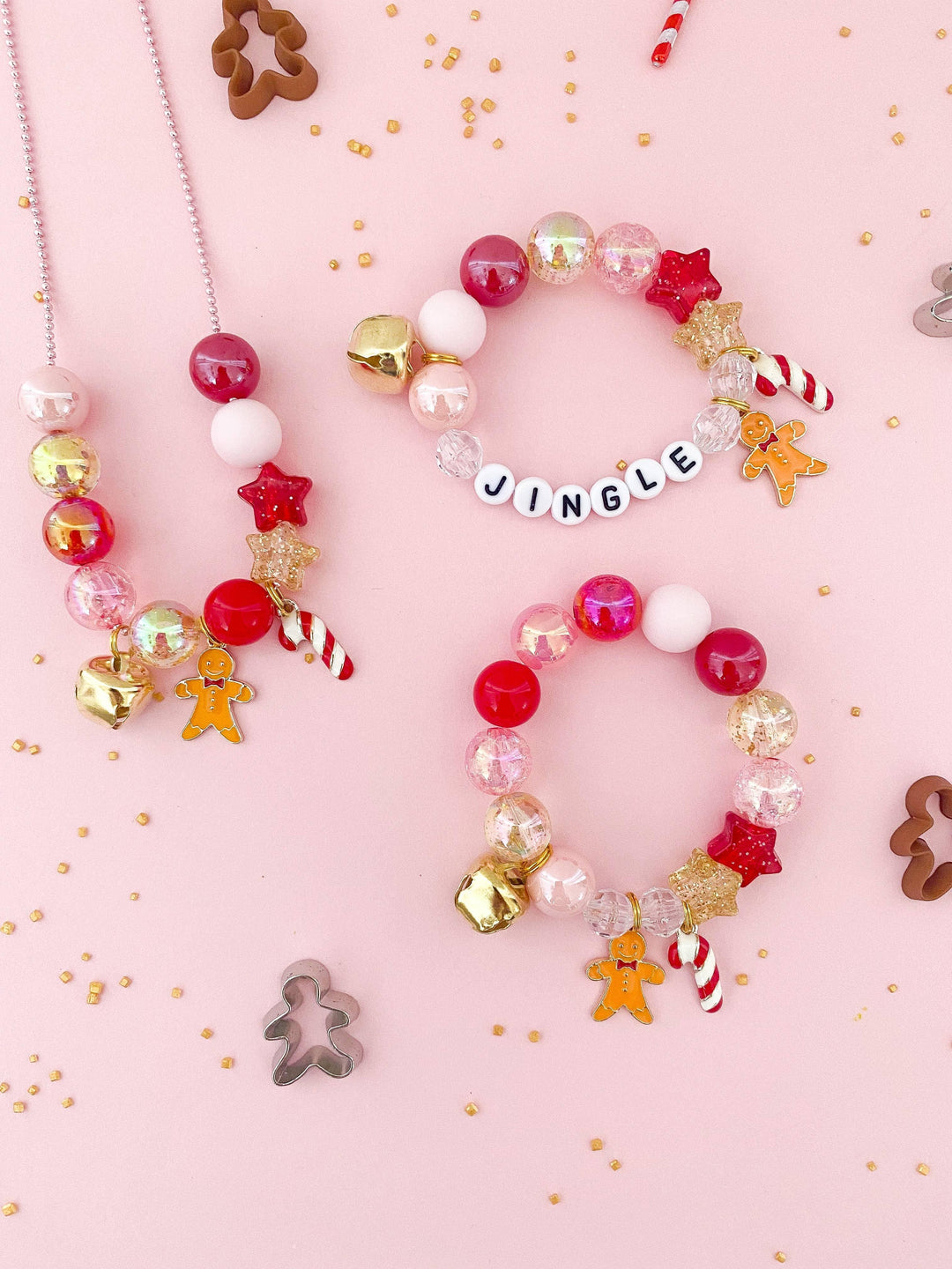Bracelet | Holiday 2022: Sugar and Spice Charm- "Jingle" | The Rainbow Mermaid - The Ridge Kids