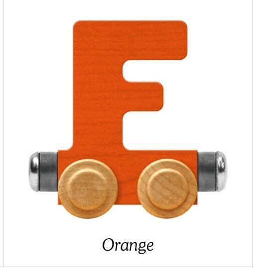 Bright Orange | A-Z Train Letters | Maple Landmark Inc. - The Ridge Kids