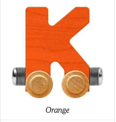 Bright Orange | A-Z Train Letters | Maple Landmark Inc. - The Ridge Kids