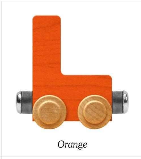 Bright Orange | A-Z Train Letters | Maple Landmark Inc. - The Ridge Kids