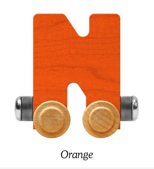 Bright Orange | A-Z Train Letters | Maple Landmark Inc. - The Ridge Kids
