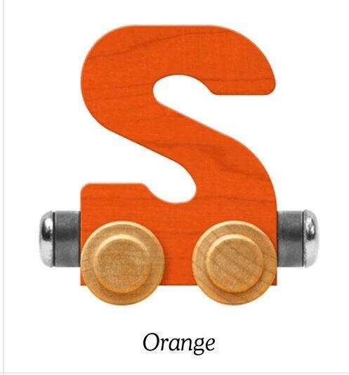 Bright Orange | A-Z Train Letters | Maple Landmark Inc. - The Ridge Kids