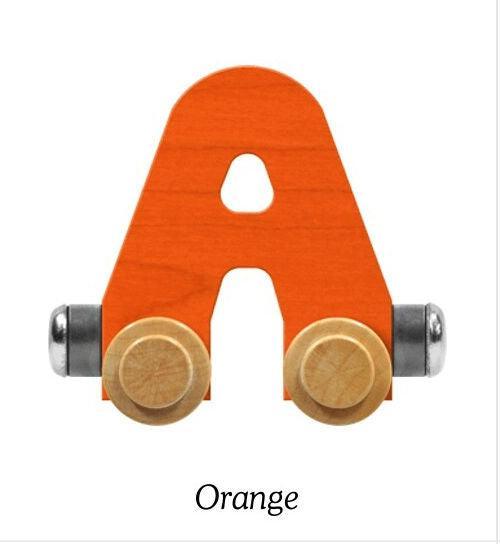 Bright Orange | A-Z Train Letters | Maple Landmark Inc. - The Ridge Kids