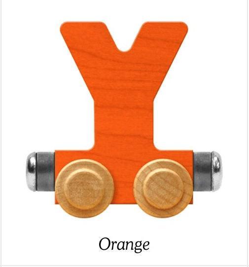 Bright Orange | A-Z Train Letters | Maple Landmark Inc. - The Ridge Kids