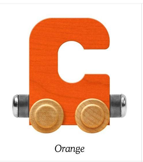 Bright Orange | A-Z Train Letters | Maple Landmark Inc. - The Ridge Kids