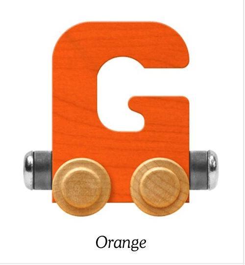 Bright Orange | A-Z Train Letters | Maple Landmark Inc. - The Ridge Kids