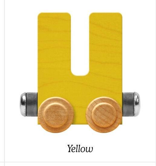 Bright Yellow | A-Z Train Letters | Maple Landmark Inc. - The Ridge Kids