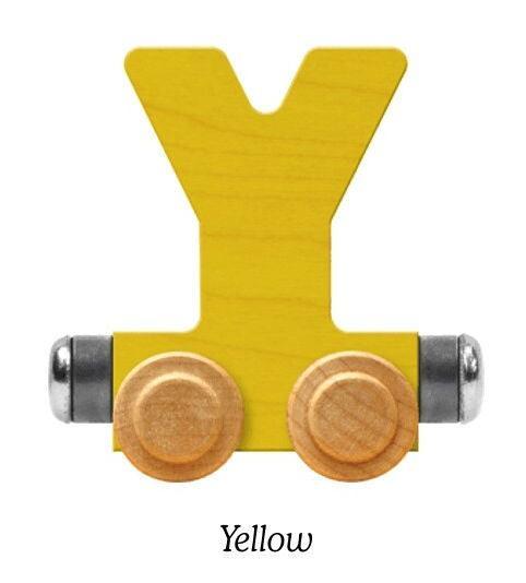 Bright Yellow | A-Z Train Letters | Maple Landmark Inc. - The Ridge Kids