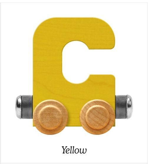 Bright Yellow | A-Z Train Letters | Maple Landmark Inc. - The Ridge Kids