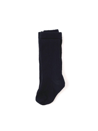 Cable Knit Tights | Black | Little Stocking Co. - The Ridge Kids