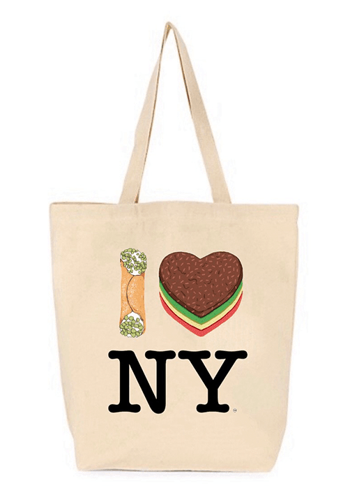 Canvas Tote | Cannoli Rainbow Cookie NY | PiccoliNY - The Ridge Kids