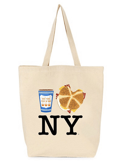 Canvas Tote | Coffee Bacon Egg and Cheese NY Tote | PiccoliNY - The Ridge Kids
