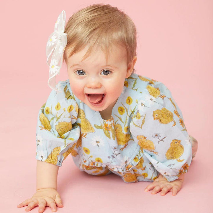 Baby Bubble | Rowan - Chick Garden | Pink Chicken