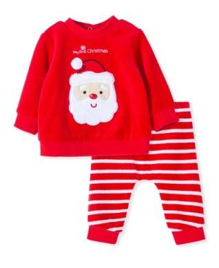 Christmas Baby Outfit | Santa Pant Set | Little Me - The Ridge Kids