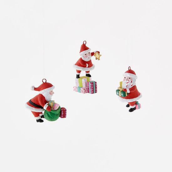 Christmas Ornament | Mini Santa - assorted | One Hundred and 80 Degrees - The Ridge Kids