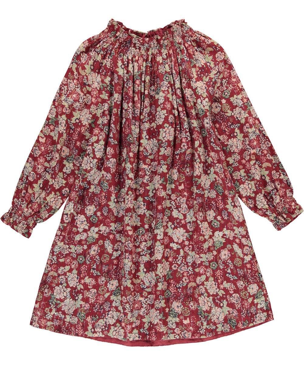 Clair Floral Print Dress | Velvet Bloom | Molo - The Ridge Kids