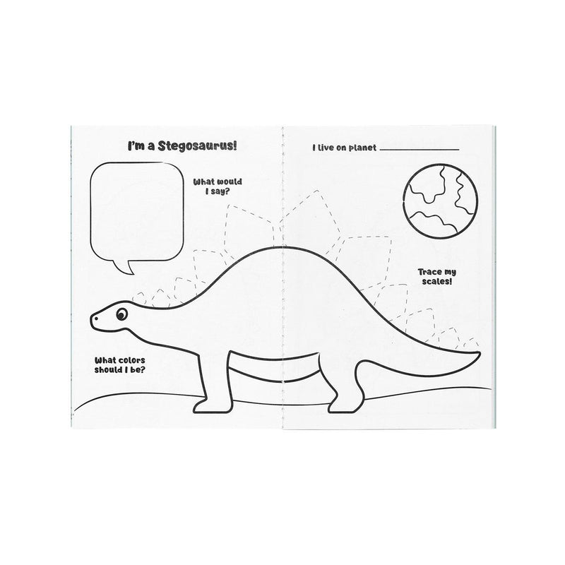 Coloring & Activity Kit | Mini Traveler Dinosaur in Space | Ooly - The Ridge Kids