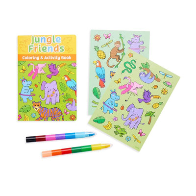 Coloring and Activity Set | Mini Traveler Jungle Friends | Ooly - The Ridge Kids