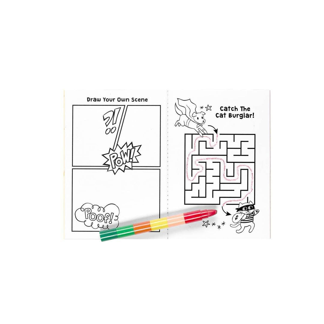 Coloring and Activity Set |Mini Traveler Superkids and Pets | Ooly - The Ridge Kids