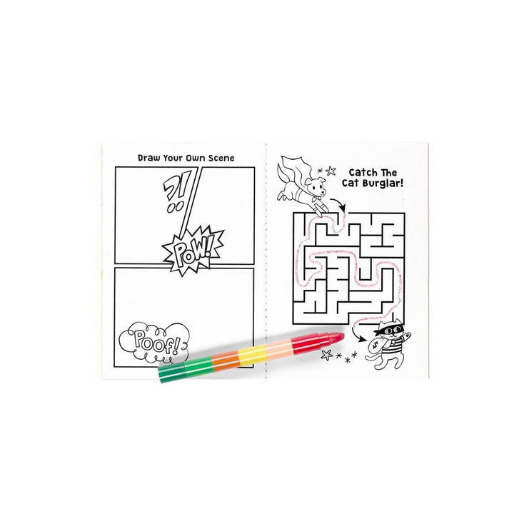 Coloring and Activity Set |Mini Traveler Superkids and Pets | Ooly - The Ridge Kids