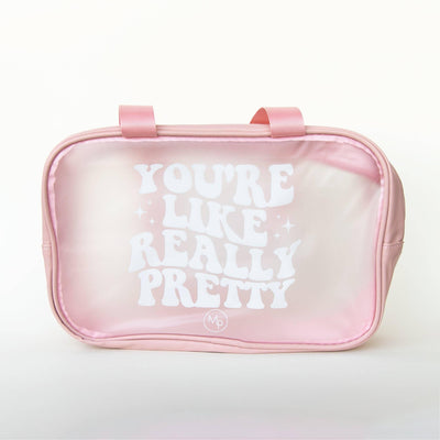 Cosmetic Bag | You're Like Really Pretty - Large | Modern Piggy - The Ridge Kids